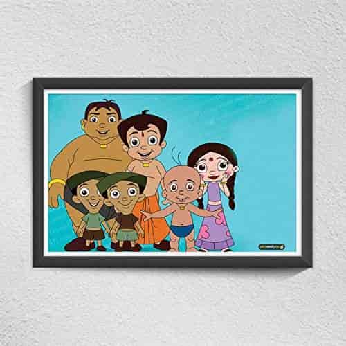 buy pics and you chhota bheem cartoon themed 21 300gsm paper poster