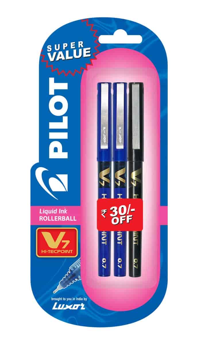 Pilot V7 2 Blue +1 Black [9000014716]