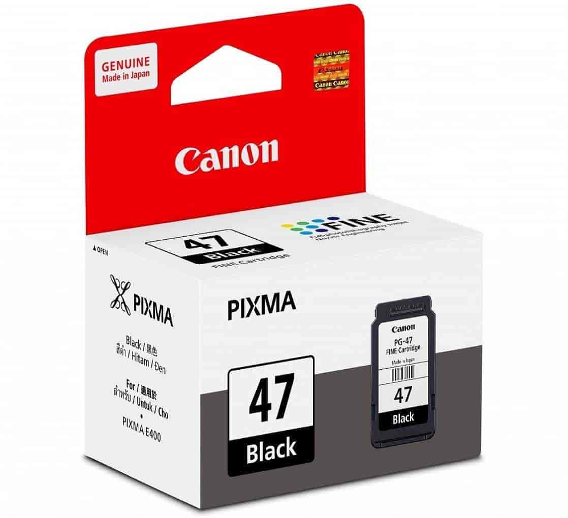 CANON PIXMA Ink Cartridges Pigment Black [E400 PG-47]