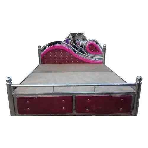 Steel palang single bed discount