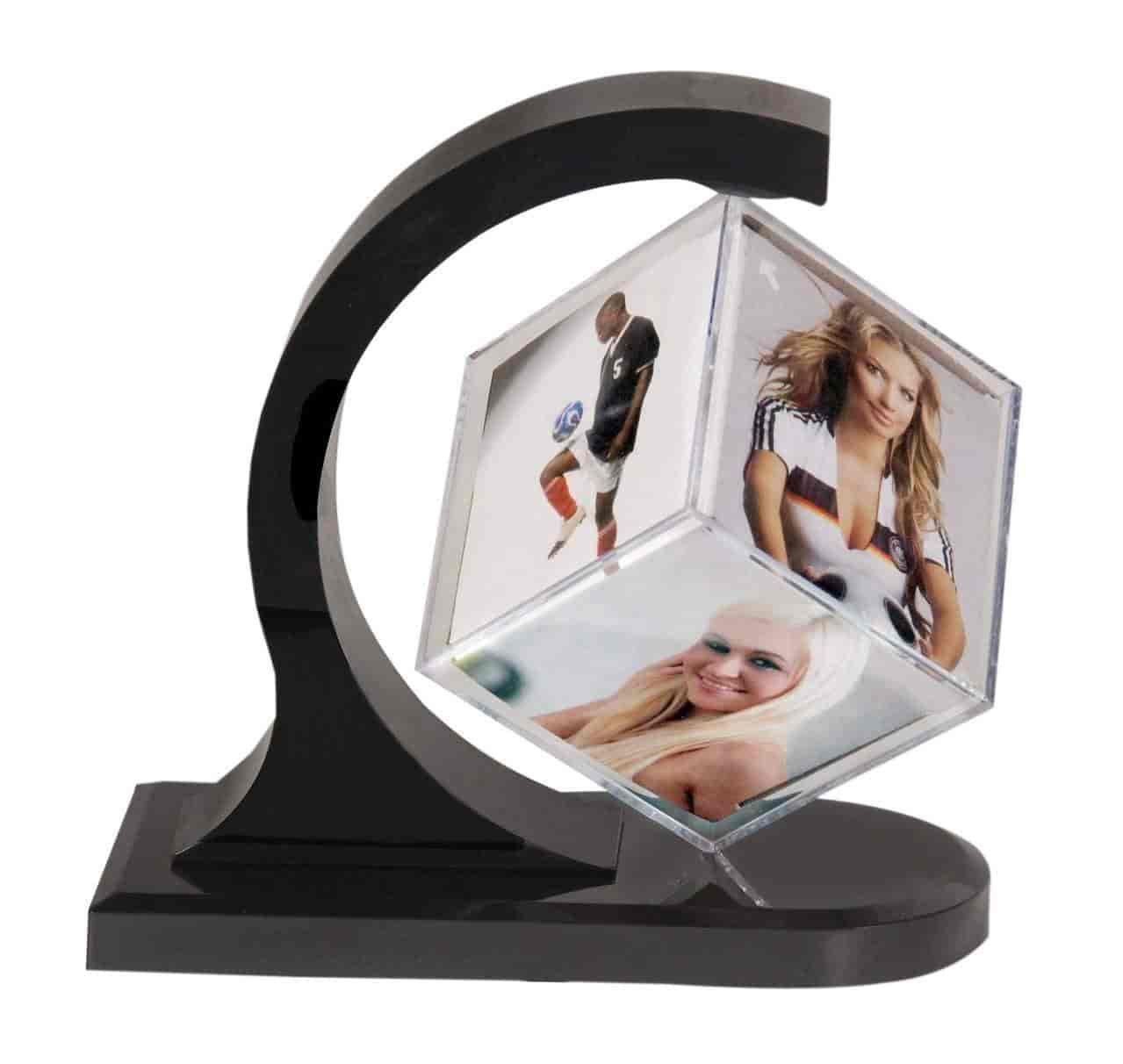 Pragati Pro Magic Cube Rotating Photo Frame 6x6cm Pragati Pro Magic Cube Rotating Photo Frame 6x6cm