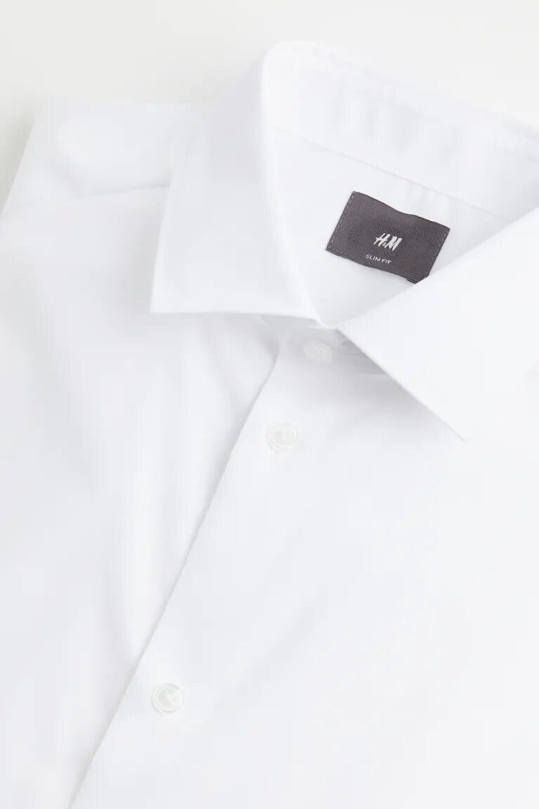 H&M Premium Cotton Poplin Men's Shirts (0734303001)