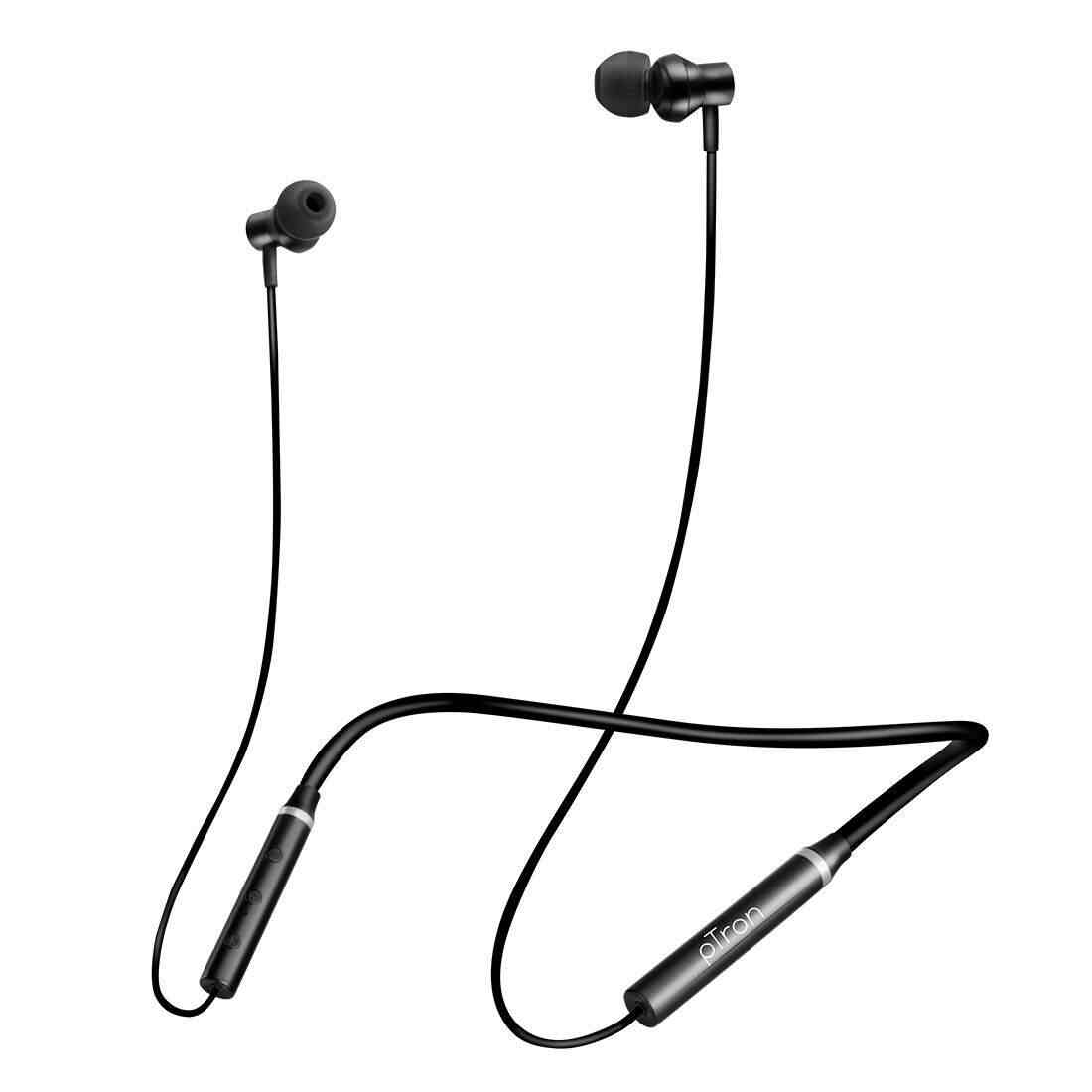 Ptron intunes lite neckband bluetooth online headset