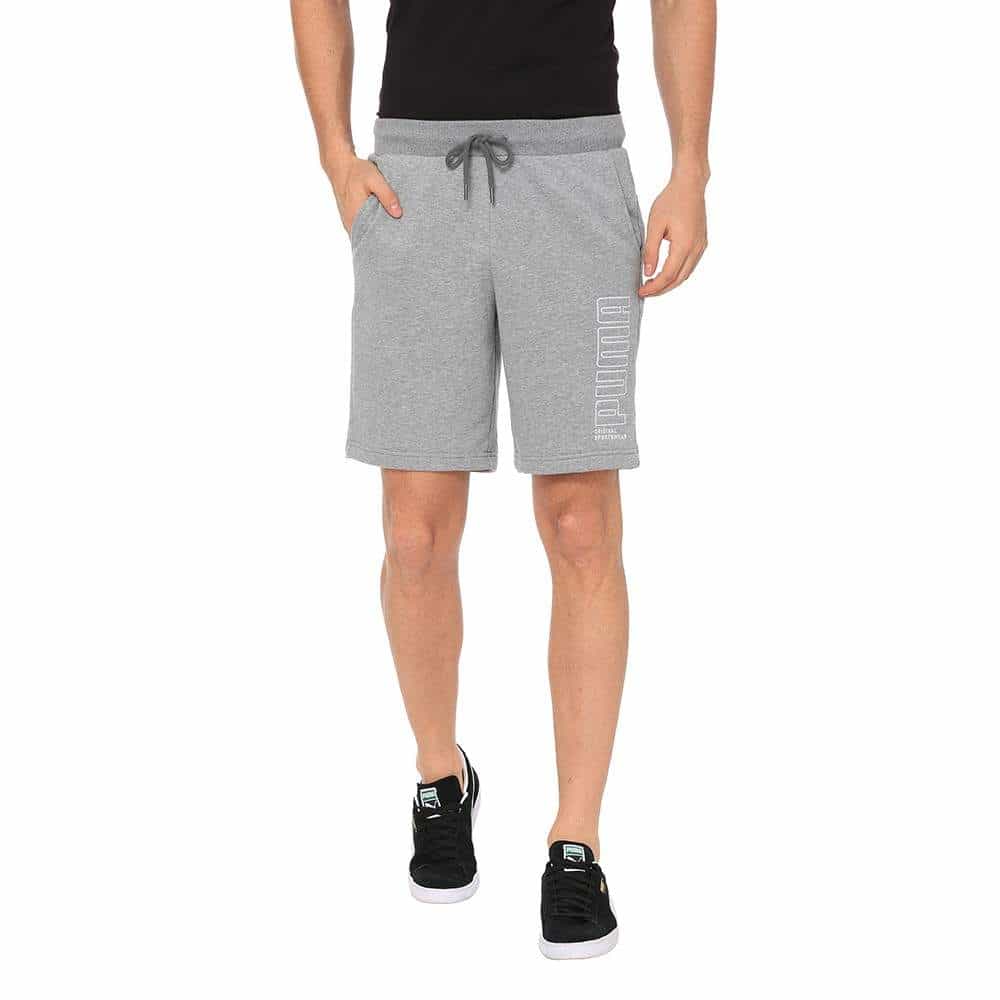 PUMA Athletics Shorts 8 TR Cotton Mens [854142] Grey XS