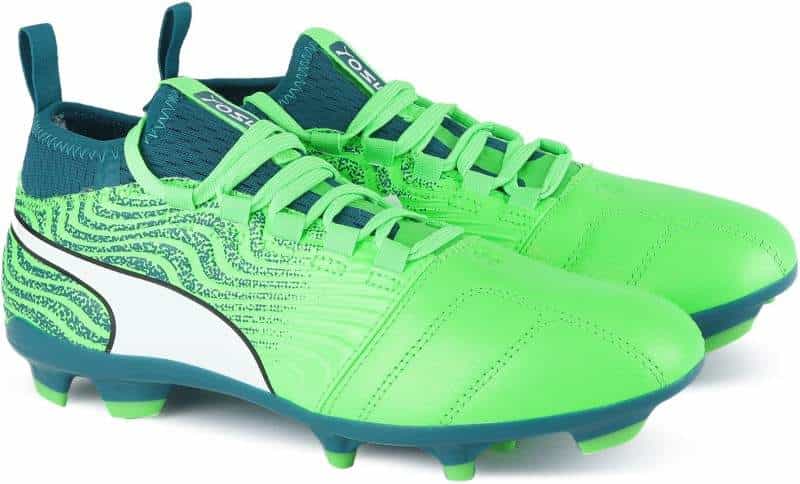 PUMA Mens ONE 18.3 FG Football Shoes (Size - 8, Green)
