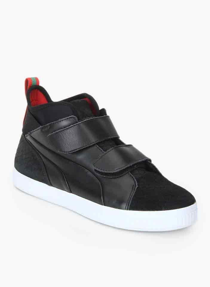 PUMA Mens Play Strap GCC Casual Shoes (Size - 9, Black)
