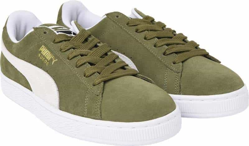 PUMA Mens Suede Classic Sneakers (Size - 11, Olive)
