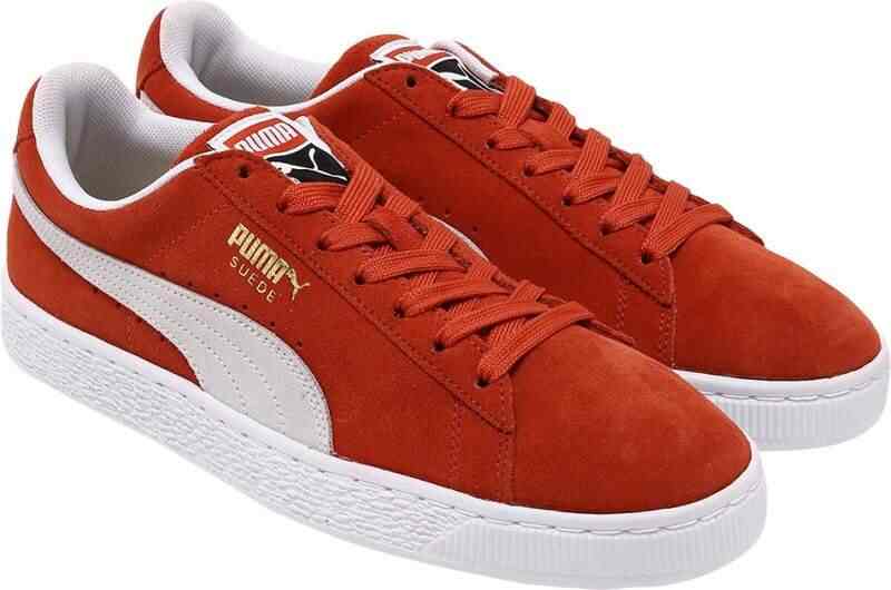 PUMA Mens Suede Classic Sneakers (Size - 11, Orange)
