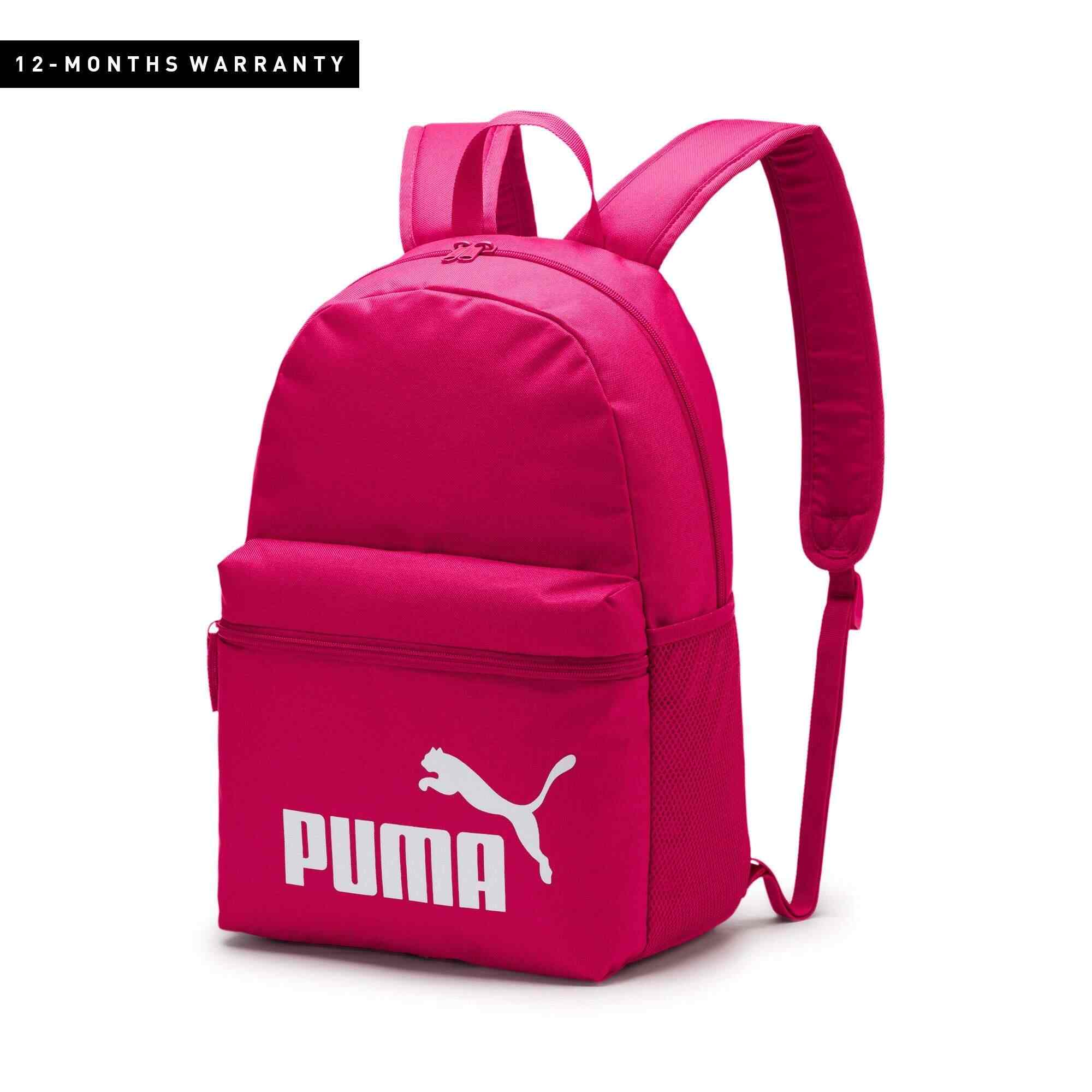 puma phase backpack size