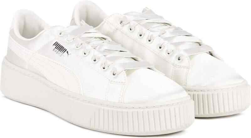 white platform sneakers size 5
