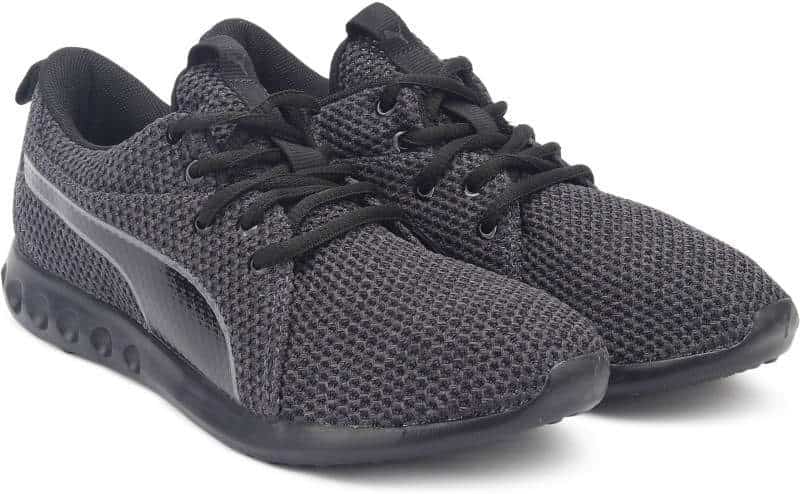 PUMA Women's Carson 2 Knit IDP Running Shoes (Size - 3, Black)