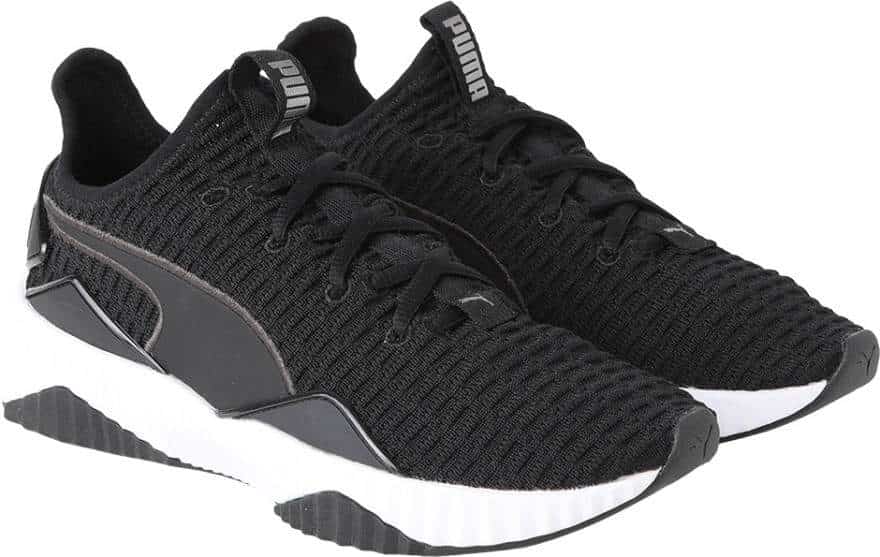 PUMA Women's Defy Wn s Dusty Coral-Whisper White Running Shoes (Size - 3, Black)