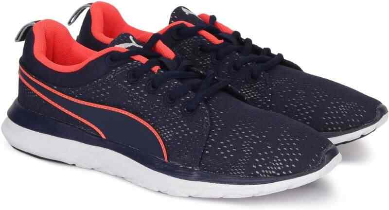 PUMA Womens Flex Camo Mesh IDP Running Shoes (Size - 7, Blue)