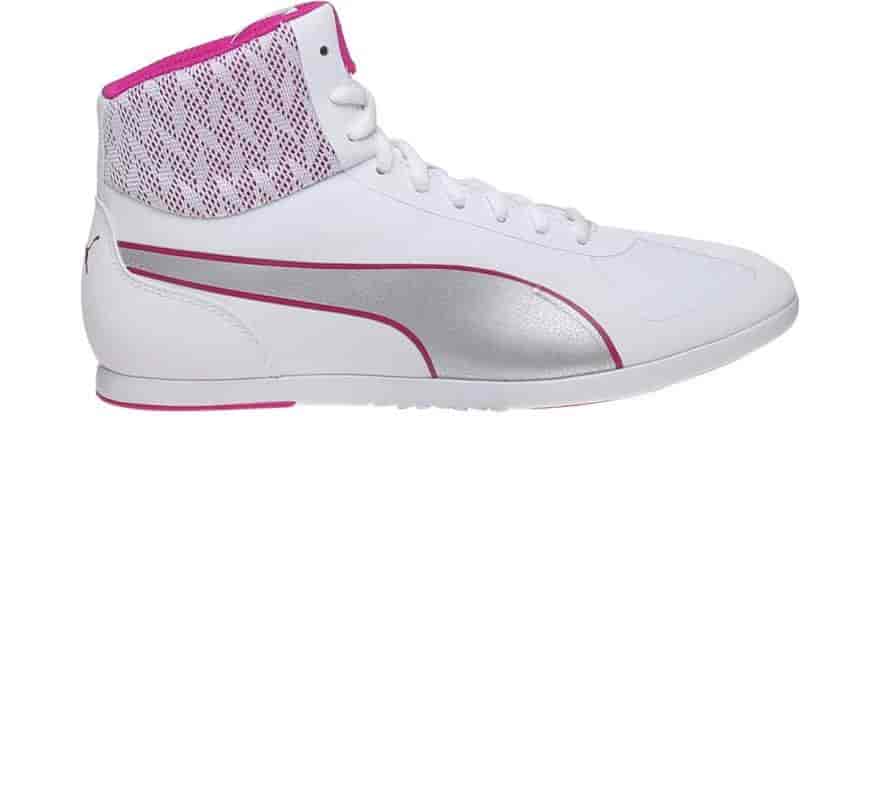 PUMA Womens Modern Soleil Mid Quill Casual Shoes (Size - 7, Silver)