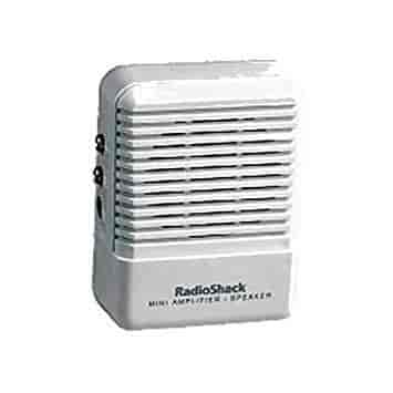 radio shack mini amplifier speaker