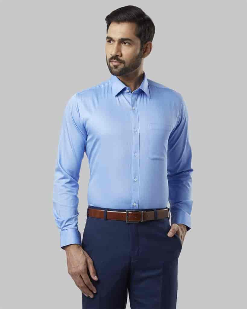 RAYMOND Blue Slim Fit Shirt [RMSZ07913-B586F039] 44