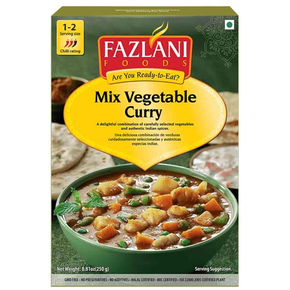 Fazlani Foods Ready to Eat Meals Mix Vegetable Curry (250 gm)