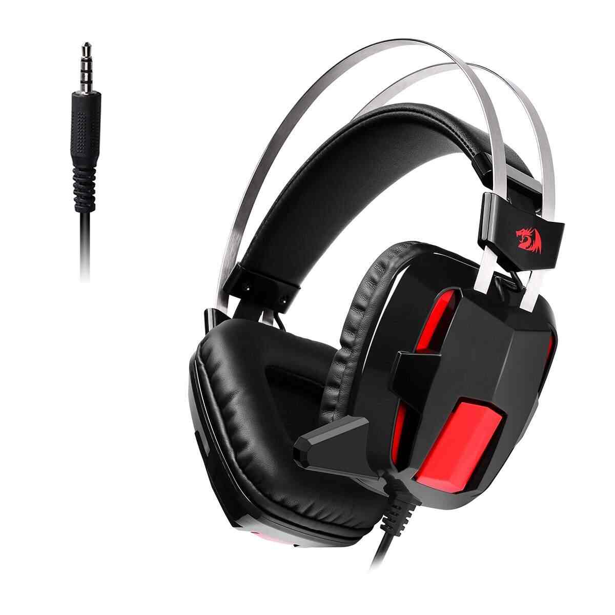 REDRAGON LAGOPASMUTUS H201-1 Gaming Headset with Mic (Black)