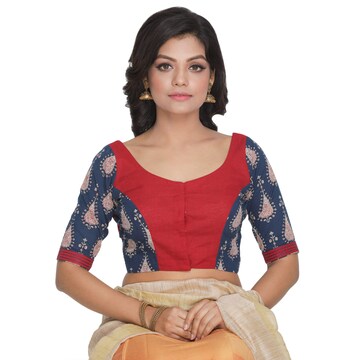 Rene 34 Red Women Readymade Blouse - Rene 34 Red Blouses Price  