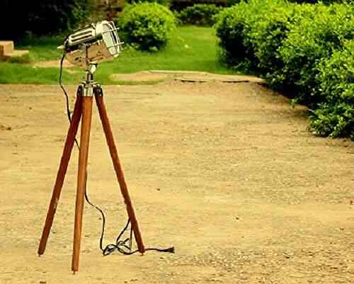 Buy Replica Design Studio Floor Lamp Spotlight Wooden Tripod