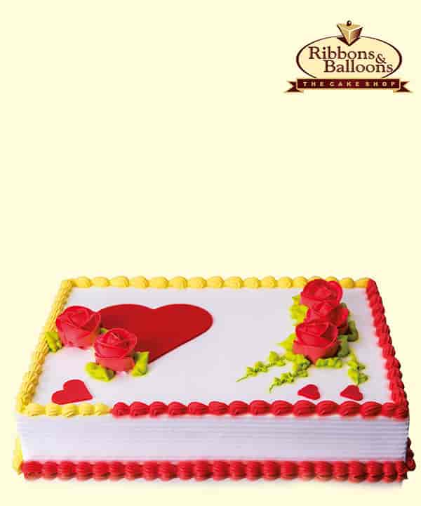 Ribbons & Balloons 21 Choco Chips F/C Fancy Cake (2 kg)