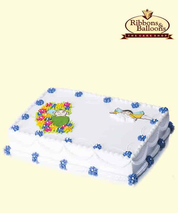 Ribbons & Balloons 20 Truffle Fancy Cake (4 kg)