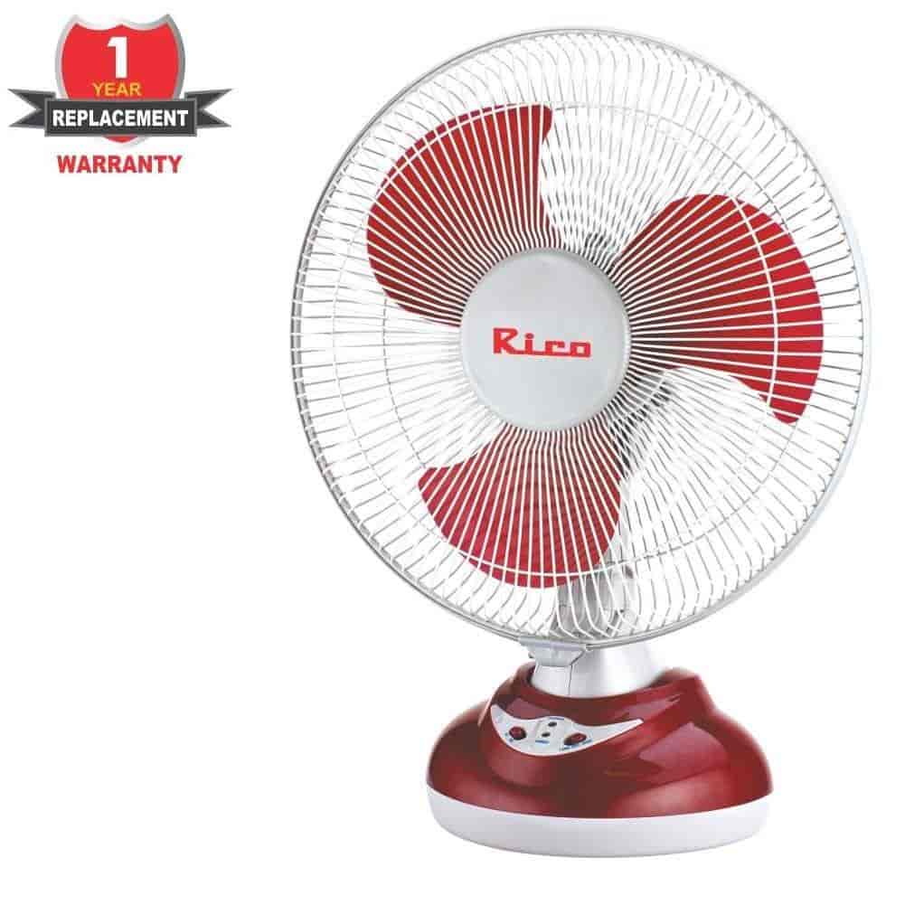 Rico Rechargeable Battery Table Fan 12 Es Anese Technology Rico Rechargeable Battery Table Fan