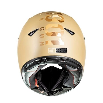desert storm motorcycle helmet Vega Bolt Dull Metric Buckle meeting European Standards (PRE-ORDER * SHIPS LATE SUMMER)