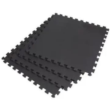 Close-up of recycled rubber and EVA foam layers