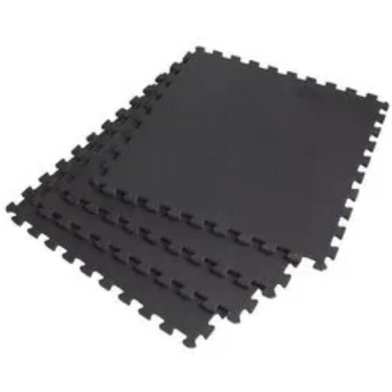 Close-up of recycled rubber and EVA foam layers