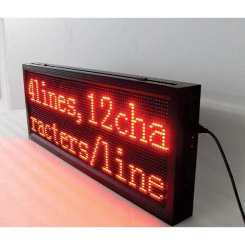 Led shop running display