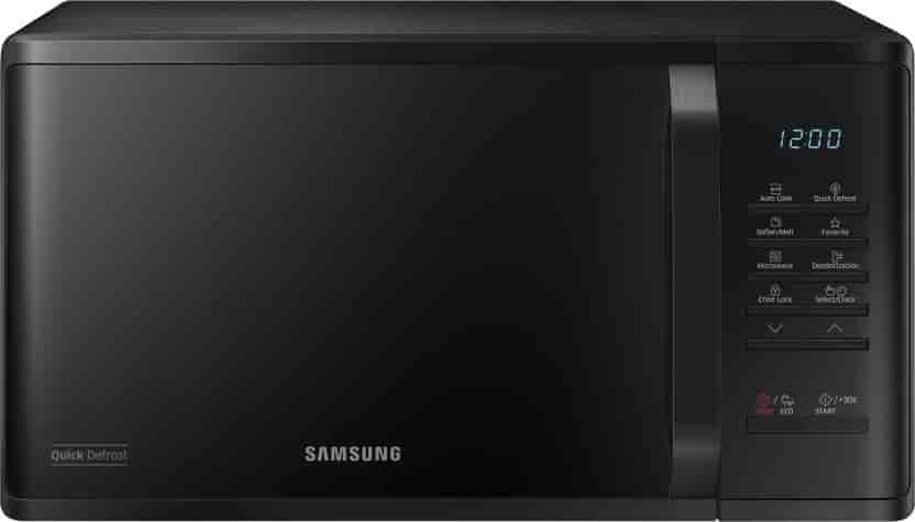 SAMSUNG 23 Litres Solo Microwave Oven (MS23K3513AK/TL, Black)