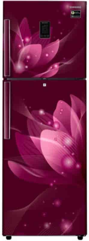 Samsung double door fridge 260 ltr outlet 3 star