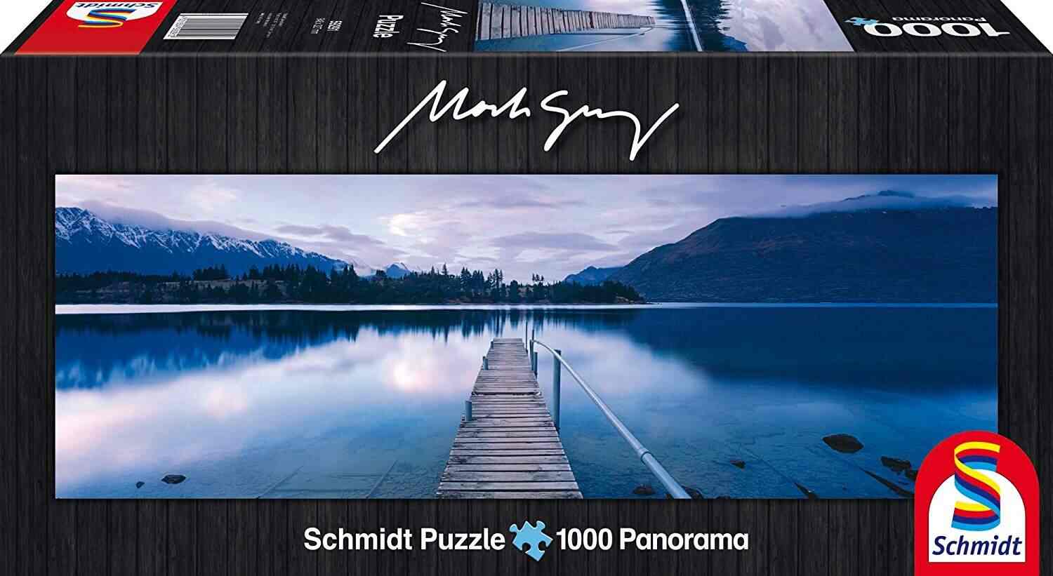 Schmidt Lake Wakatipu By Mark Gray Panoramic Puzzle 1000 Piece