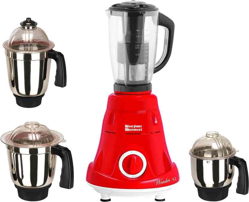 Silentpowersunmeet Red 1 Ltr Juicer Mixer Grinder Get Best Price from Manufacturers