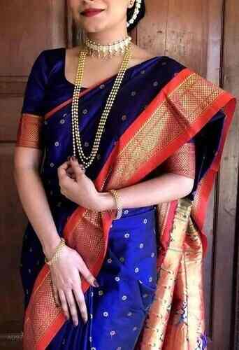 Traditional jewellery on paithani online