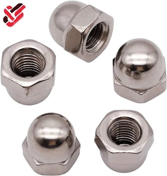 Hex Self-Lock Nuts, 10 PCS M5 Nut CNC Aluminum Flanged Nylon Lock Nut