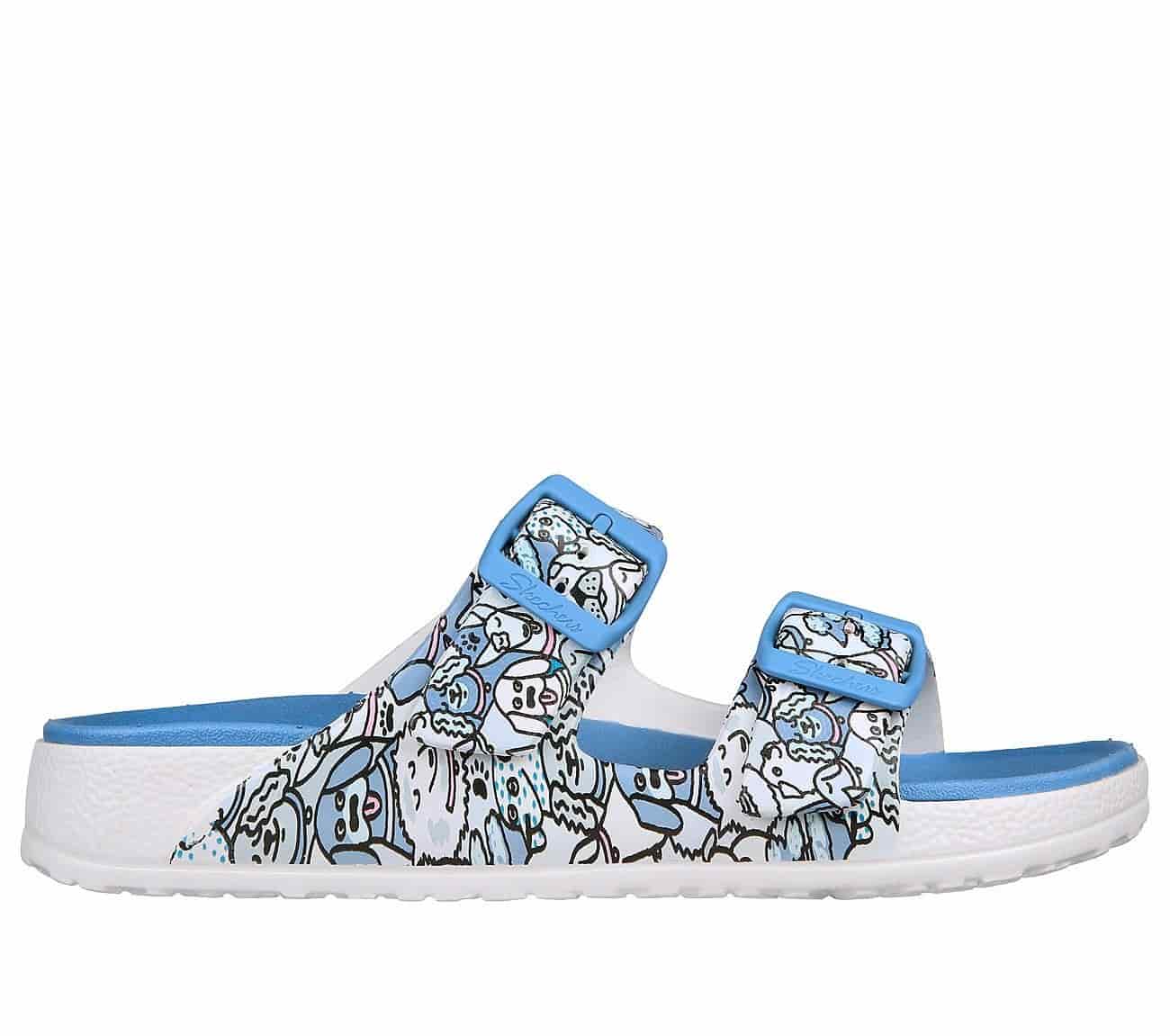 Skechers Cali Breeze 2.0 - Pup Party Slipper (Blue)