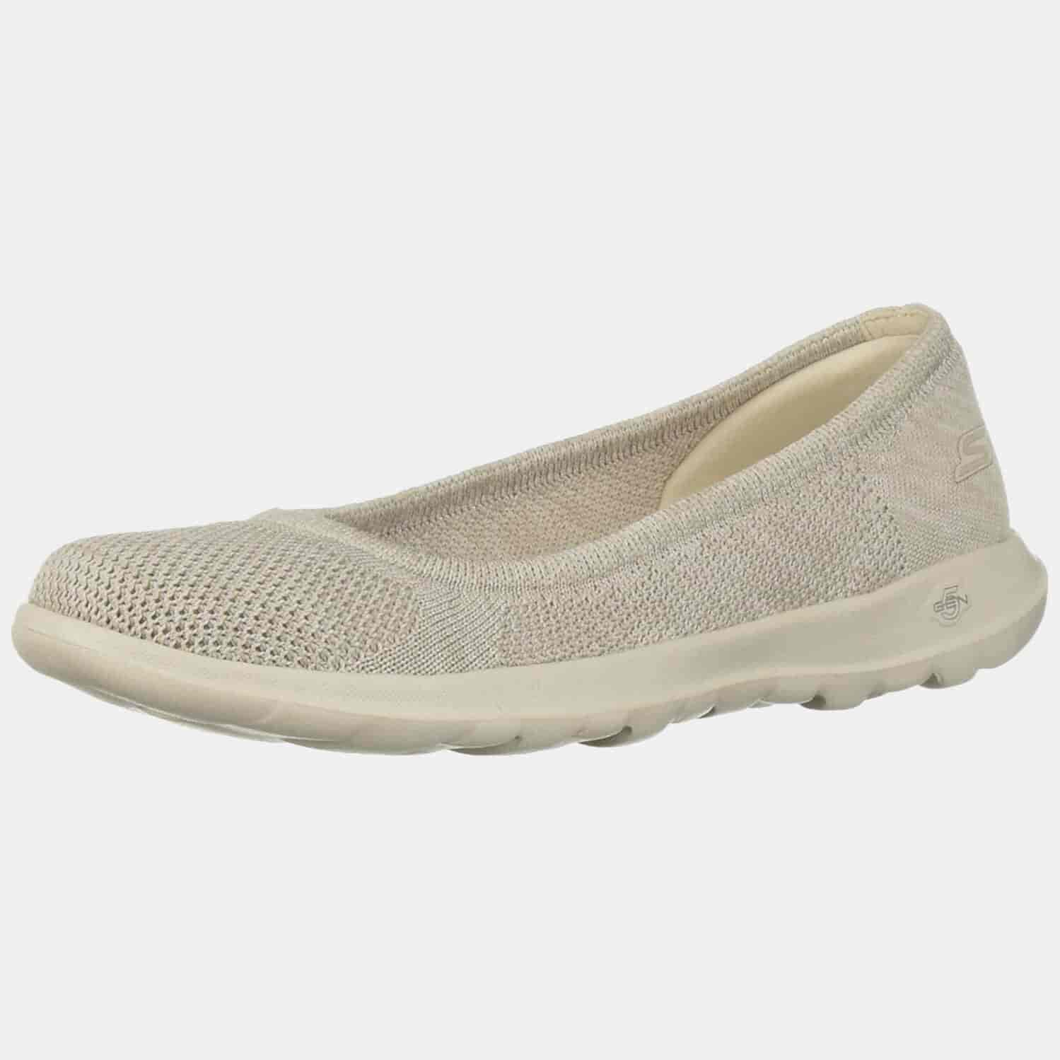 Skechers Go Walk Lite-Enamor Footwear For Women(Colour:Natural)