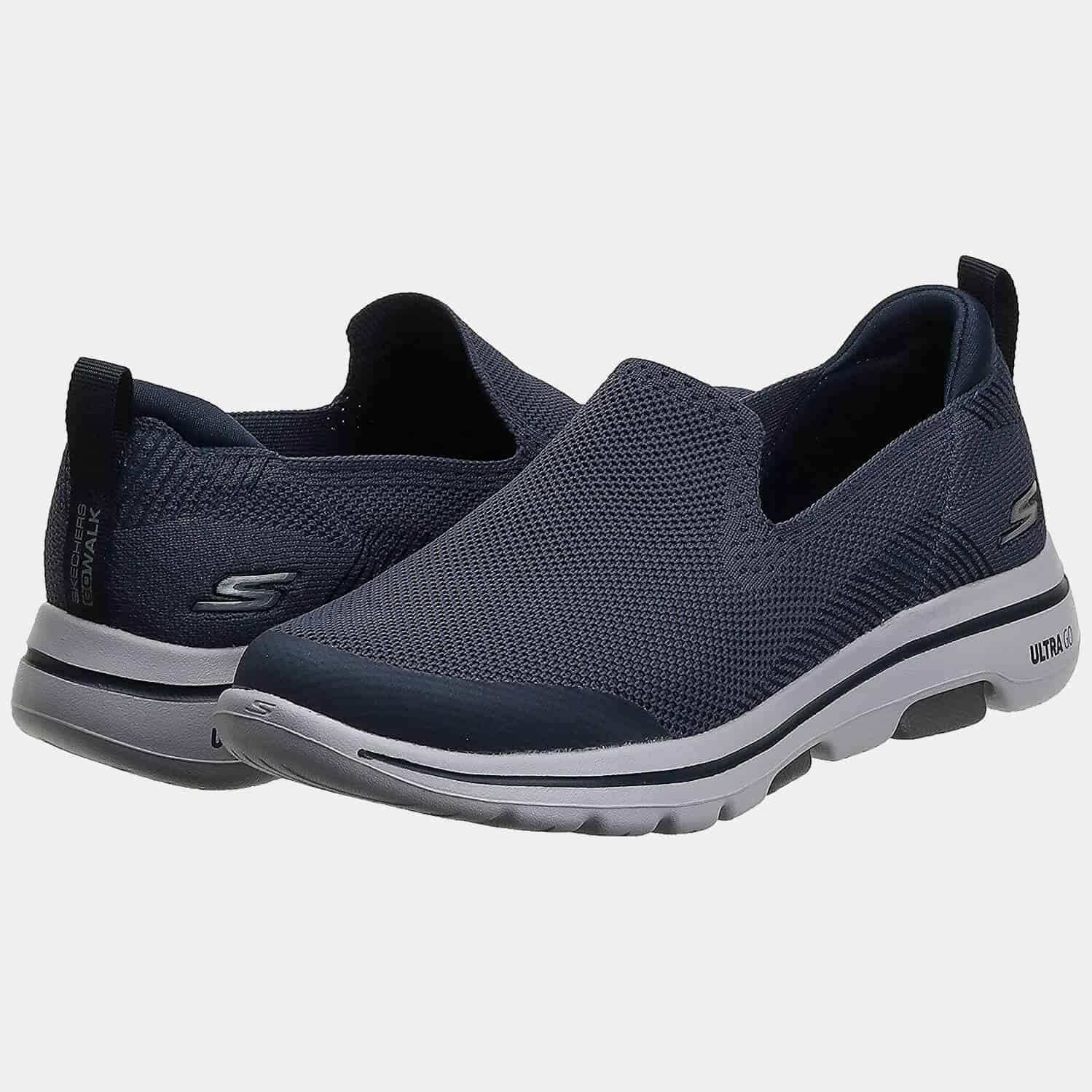 Skechers Navy Yellow Mens Shoe in Thrissur Dealers