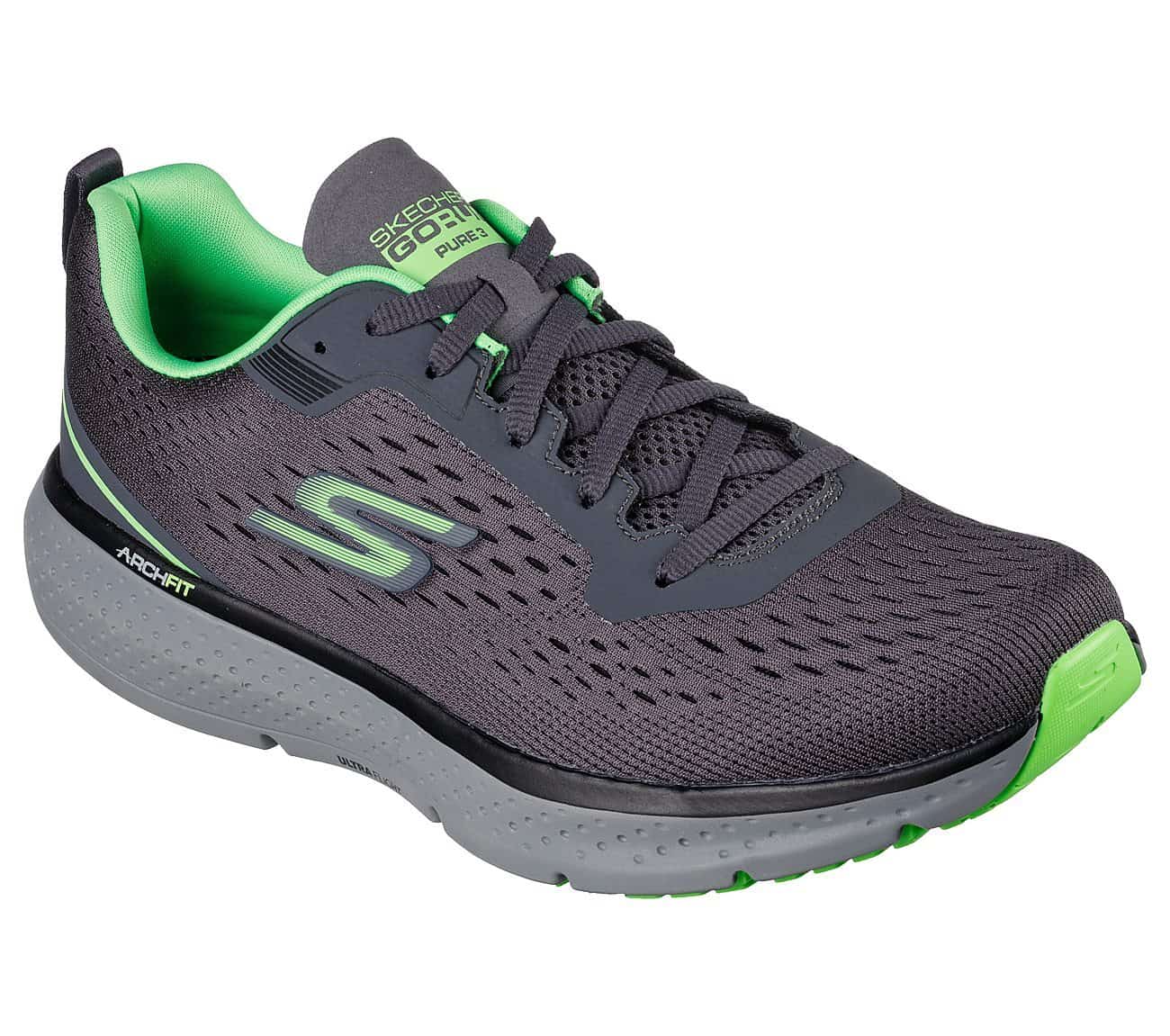 Skechers Go Run Pure 3 Running Shoes (246034-CCLM, Size - 10)