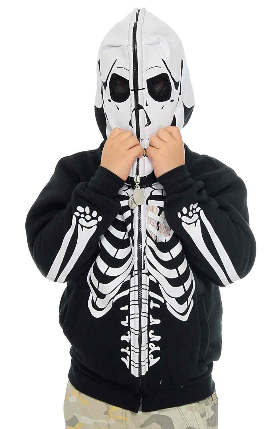 skeleton hoodie costume
