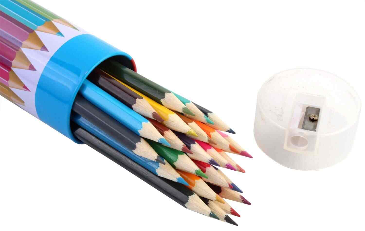Buy Skyglory Colored Pencils With Case Amp Sharpener 24 Piece
