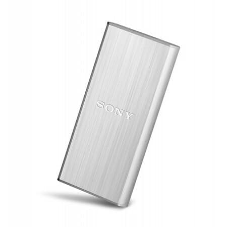 SONY SL-BG2 128GB External Solid State Drive (Silver)