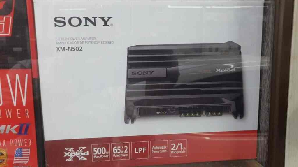 Sony XM-N502 Sterio Power Amplifier in 