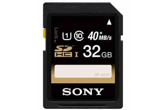 SONY 32GB SDHC Memory Card UHS-1 Class 10 [SF-32UY]