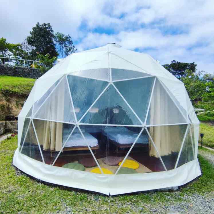 plastic dome tent