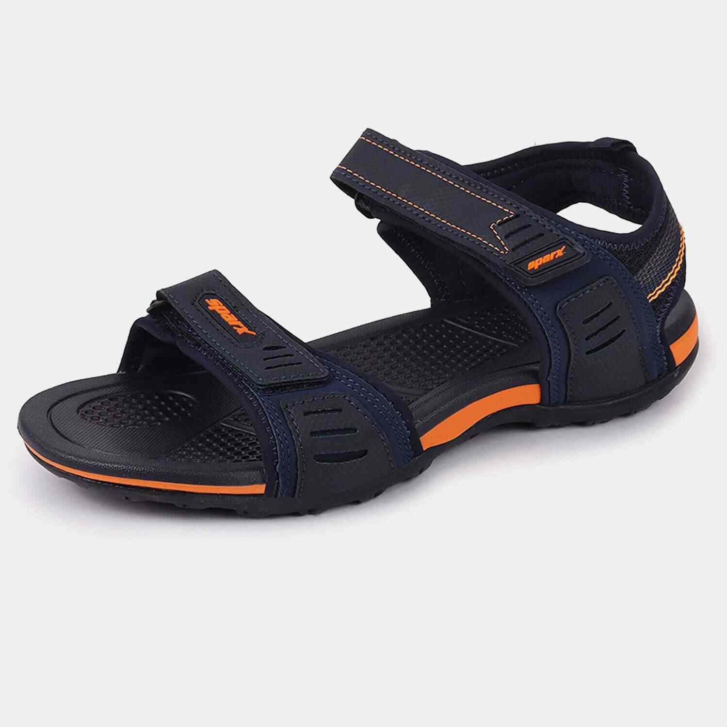 Sparx navy blue orange sandals deals