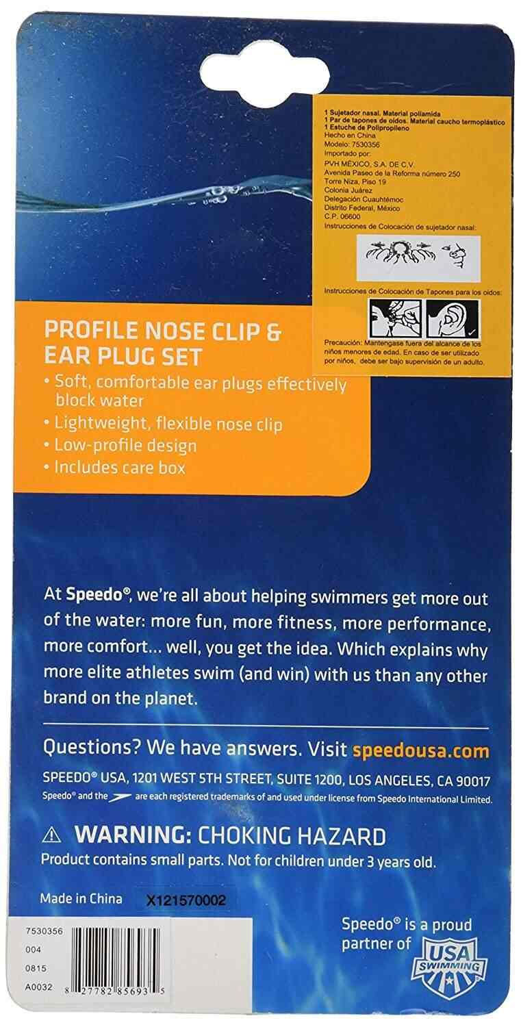 Speedo Profile Nose Clip/Ear Plug Set Swimming Sports & Outdoors