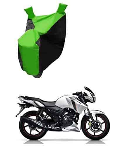 Buy Sporty Green Black Bike Body Cover For Hero Glamour Fi By
